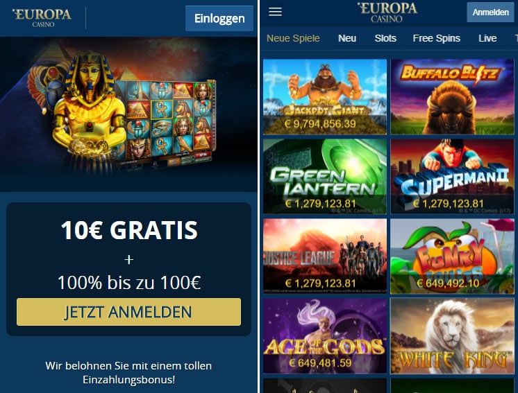 Europa Casino app - 233208